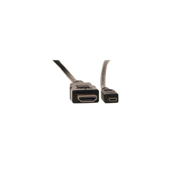 Cable Wholesale Micro HDMI Cable, High Speed with Ethernet, HDMI Male to Micro HDMI Male (Type D), 3 foot 10V3-44103 - main